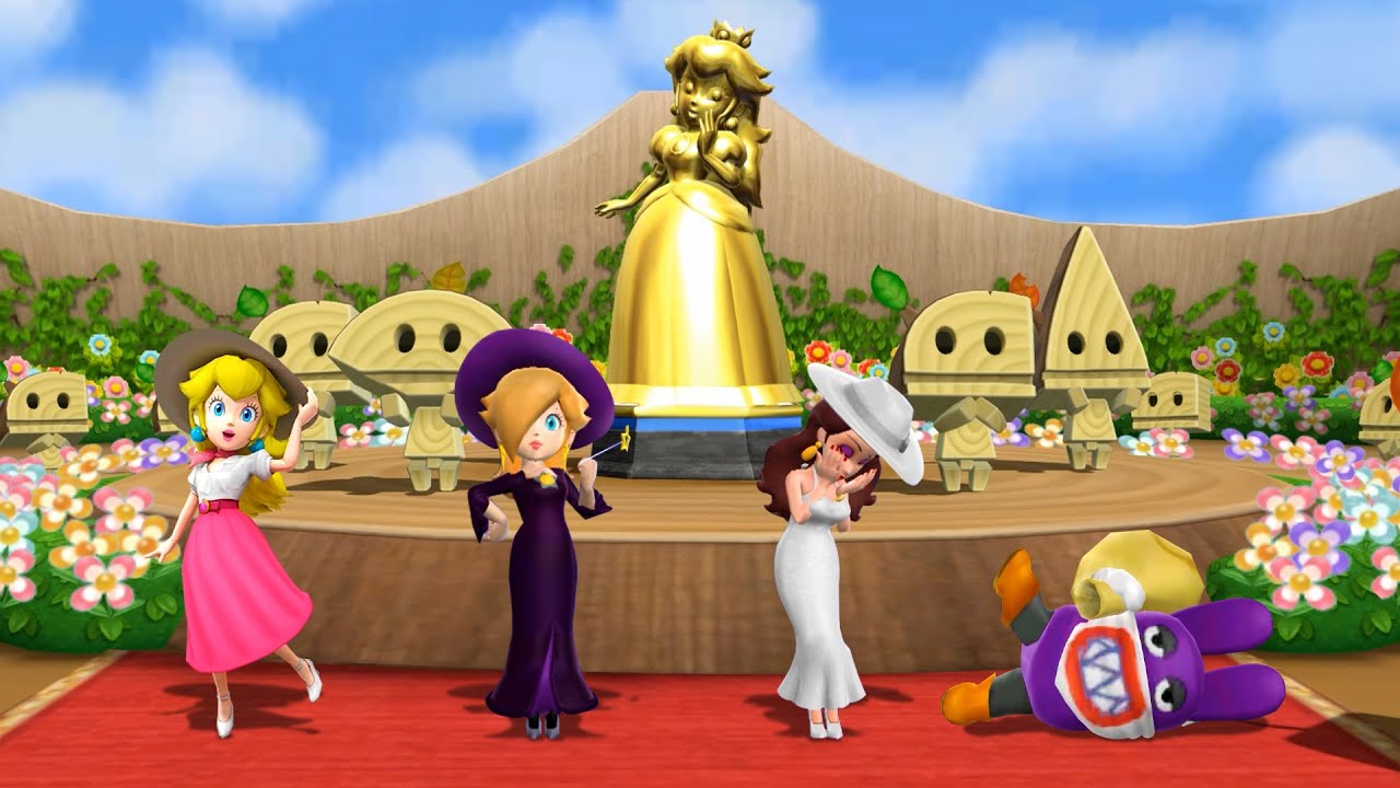 【マリオパーティ9】かちぬきバトル : ピーチ姫  Vs ロゼッタ Vs ポーリン Vs トッテン (CPU最強 たつじん)
