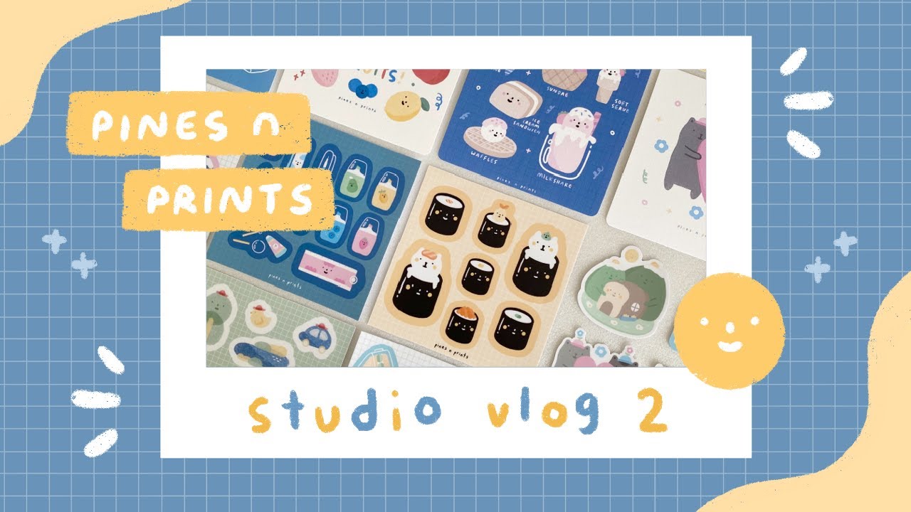 ✐ studio vlog 2 ✐ preparing for my shop update, eating yummy food, packing orders