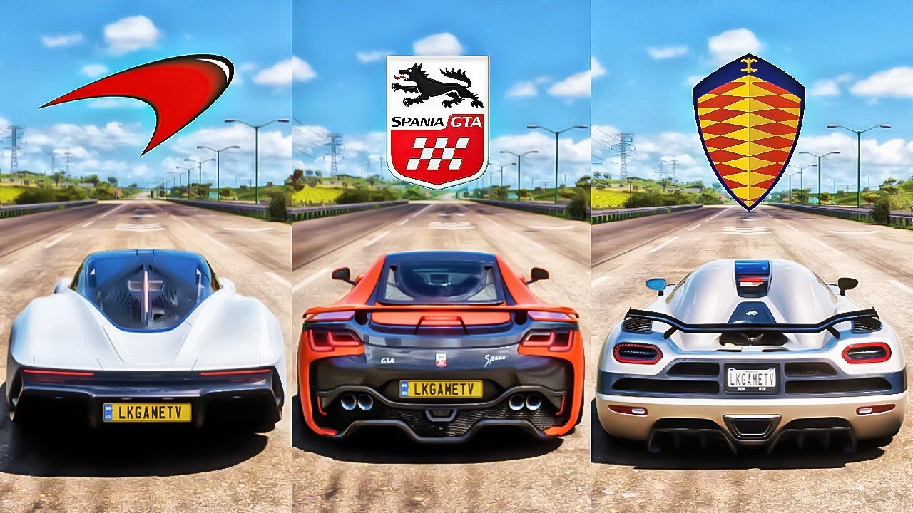 FH5 DRAG RACE! Speedtail vs Spania GTA vs Agera R | Extreme Speed Test