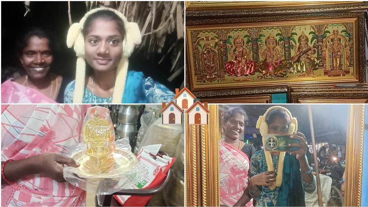 🥰அக்கா வீட்டு புதுமனை 🏘️ புகுவிழா Vlog -நாங்க கொடுத்த சர்ப்ரைஸ் கிஃப்ட்!🥰|gramathu ponnu saranya