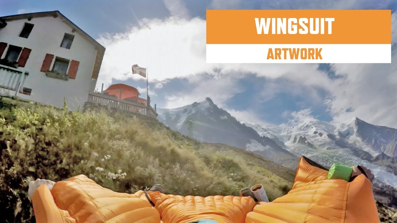 Painting While Doing A Wingsuit Proximity Fly-by