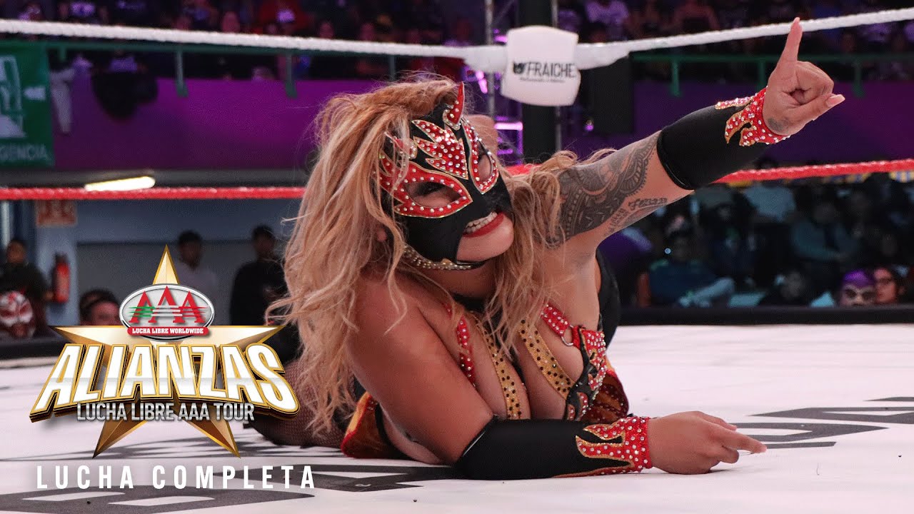 LUCHA COMPLETA: Flammer vs. Faby Apache| Alianzas Lucha Libre AAA