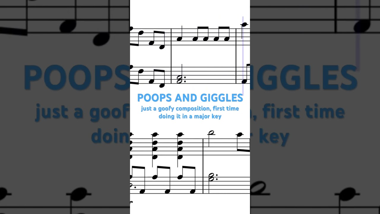 it's kinda goofy! FULL VID ON CHANNEL #goofyahh #funny #music #composition #piano