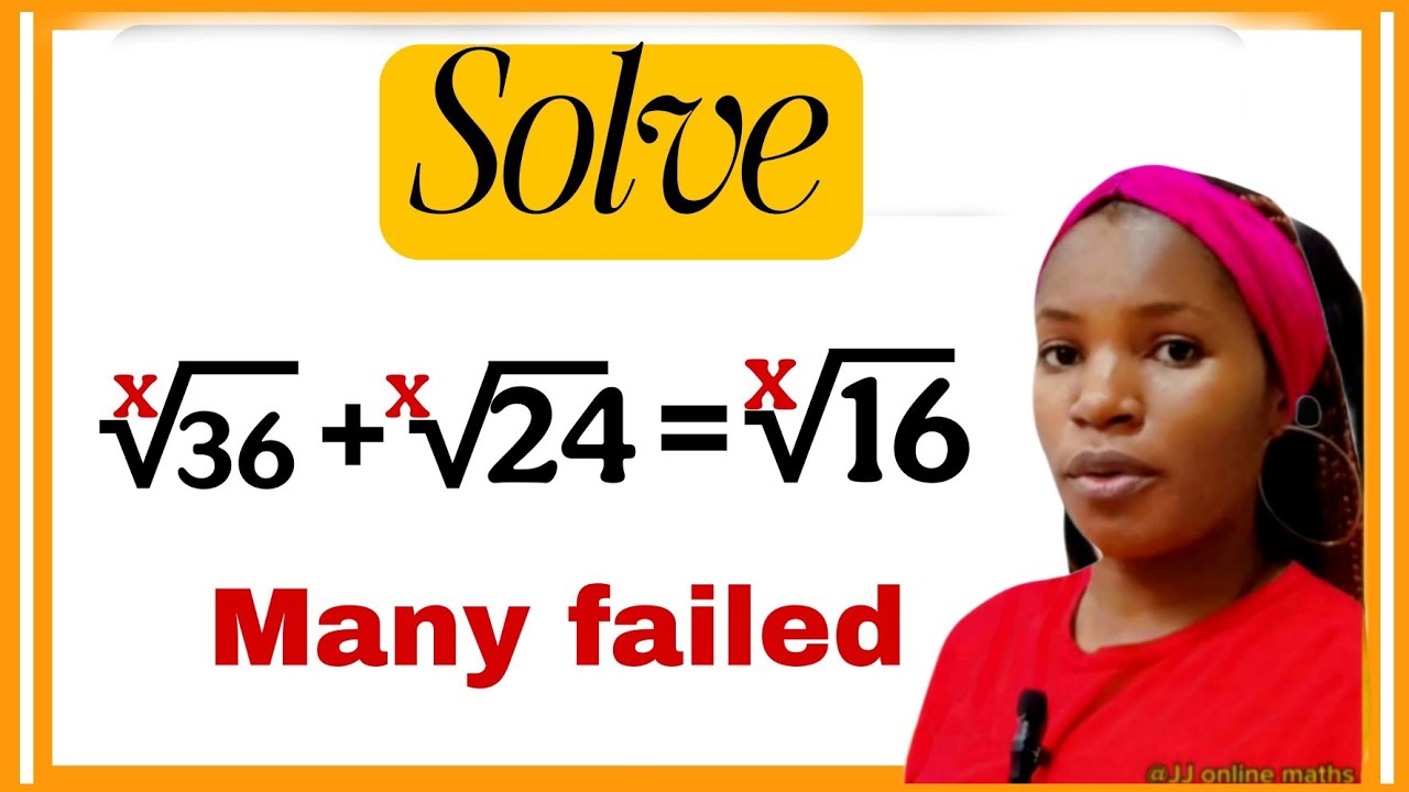 Germany| A Nice algebra math problem| math olympiad|solve for x