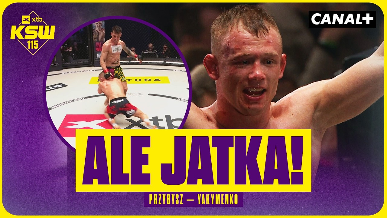 ZACIĘTA BATALIA O PAS! NOWY MISTRZ WAGI KOGUCIEJ! PRZYBYSZ &ndash; YAKYMENKO, SKR&Oacute;T WALKI (XTB KSW 115)