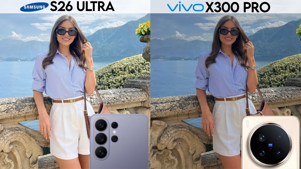 Сравнение камер Samsung Galaxy S26 Ultra и Vivo X300 Pro.