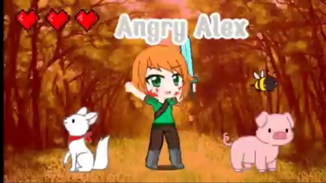 Angry Alex versão Gacha Club: pt-br @ZAMinationProductions