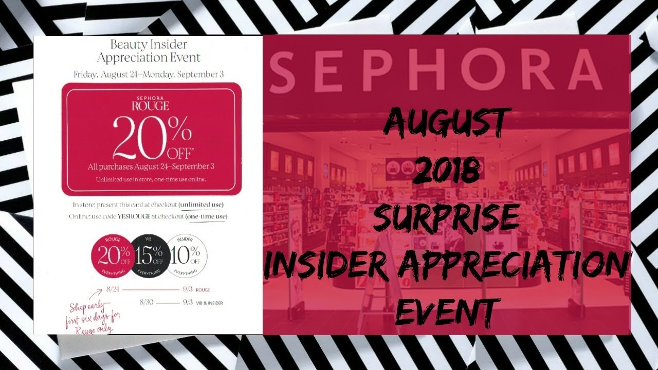 SEPHORA BEAUTY INSIDER APPRECIATION EVENT BUYING RECOMMENDATION GUIDE