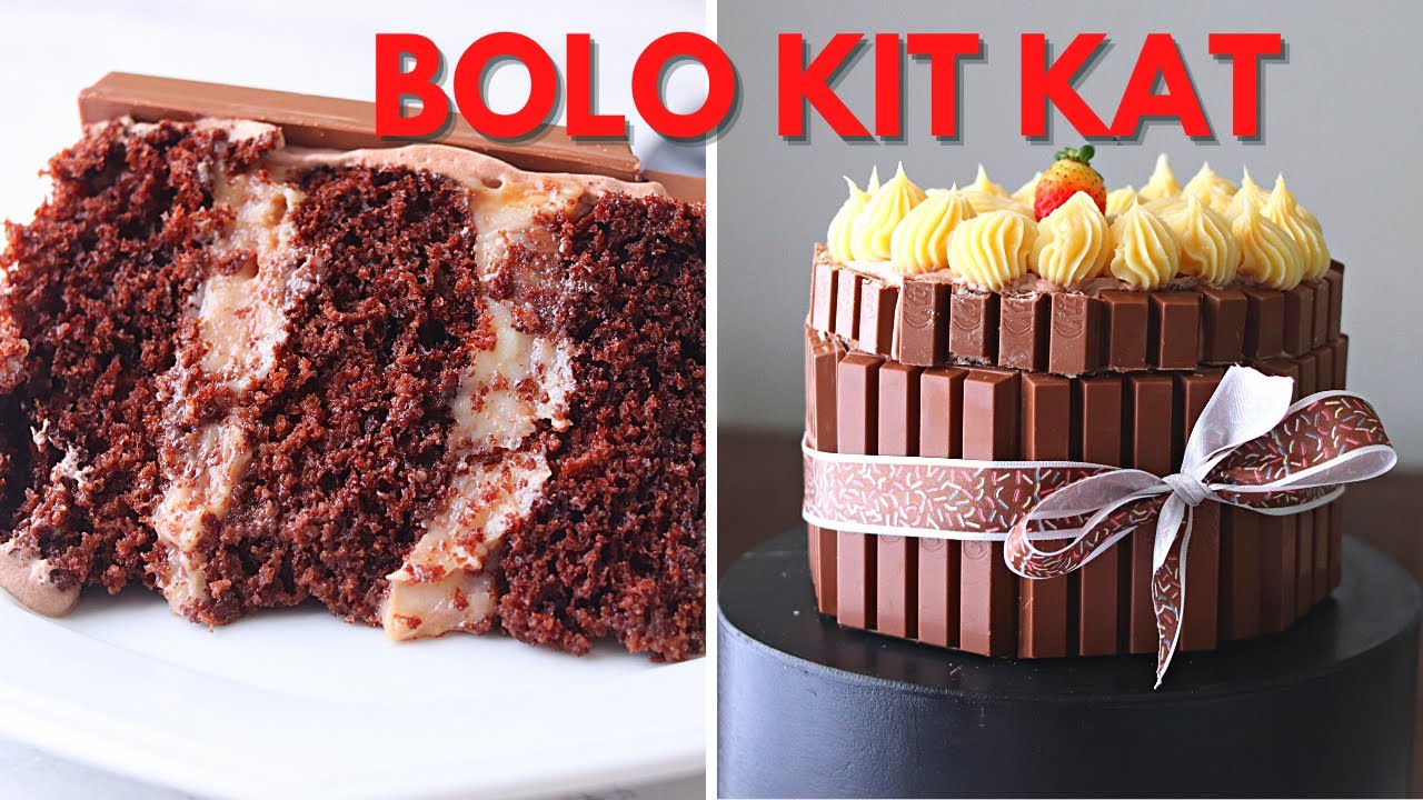 BOLO KIT KAT - SUPER FOFO E MOLHADINHO | RECHEIO MARAVILHOSO