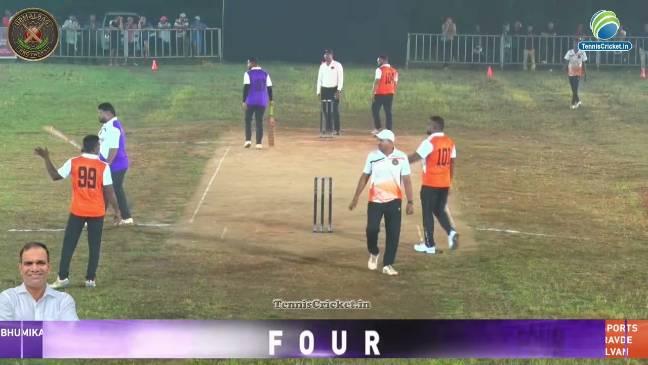A K SPORTS WARAVDE MALVAN VS BHUMIKA XI CANCA XI || URMALBAG BROTHERS TROPHY