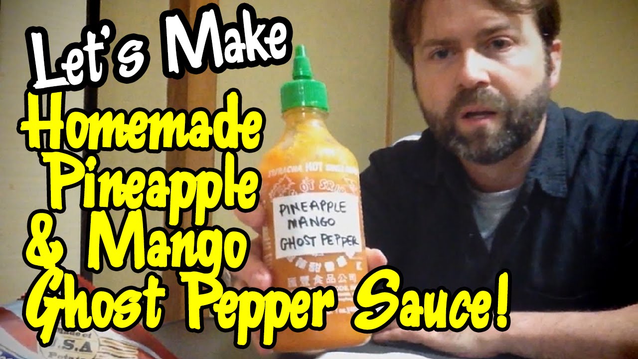 Homemade Mango Pineapple Ghost Pepper Sauce