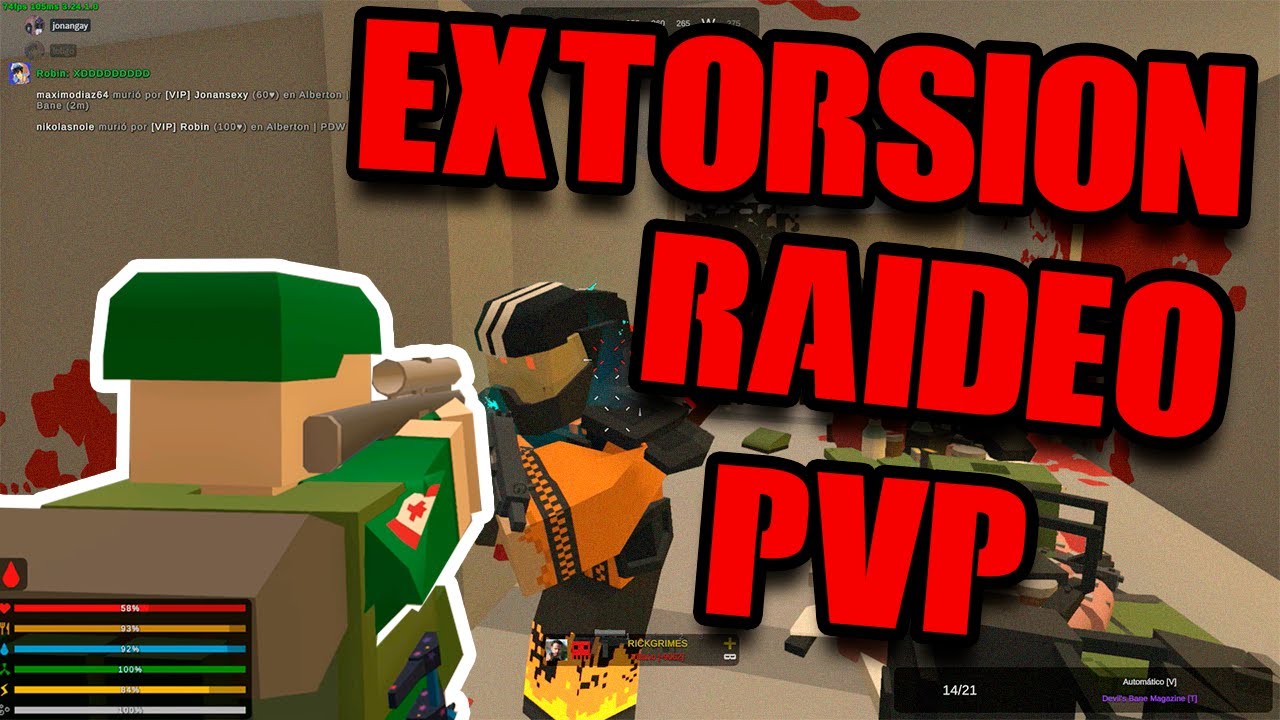 RAIDEO UNA BASE Y HAGO PVP EN ELLA | SE AUTORAIDEAN DE LA DESESPERACION | UNTURNED