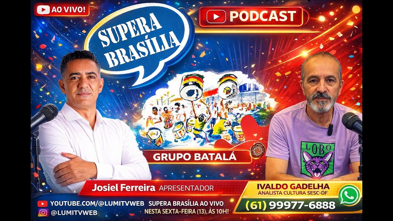 Ivaldo Gadelha e Ana Carolina convidados  Supera Brasilia apresentação Josiel Ferreira  Dir. Aderval