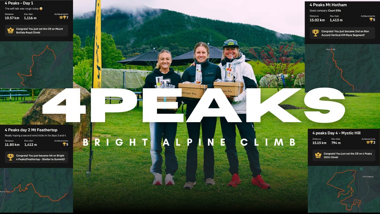 Week 5 | Bright 4 Peaks Alpine Run | Racing & Recovery | Ultra Runner Weekly Vlog
