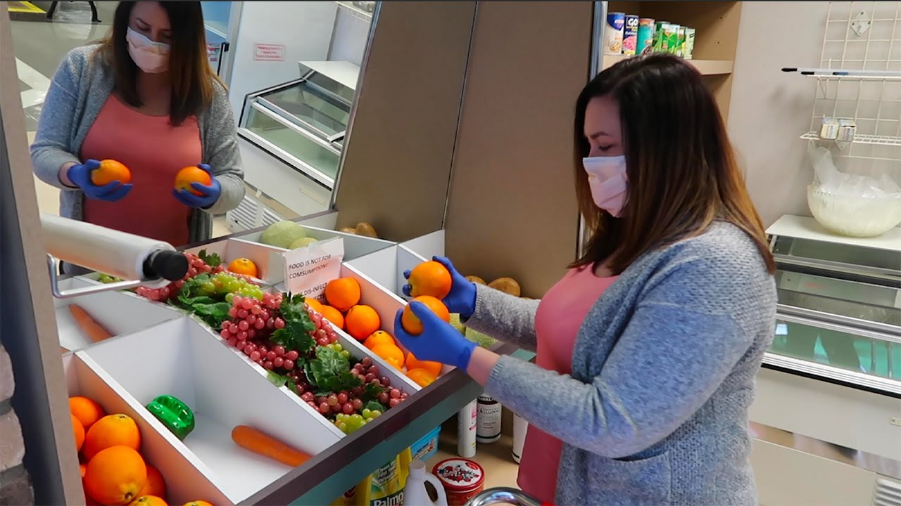 Gloves and Grocery Shopping