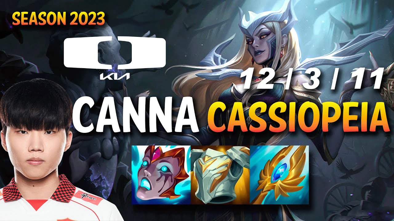 DK Canna CASSIOPEIA vs ILLAOI Top - KR Ranked