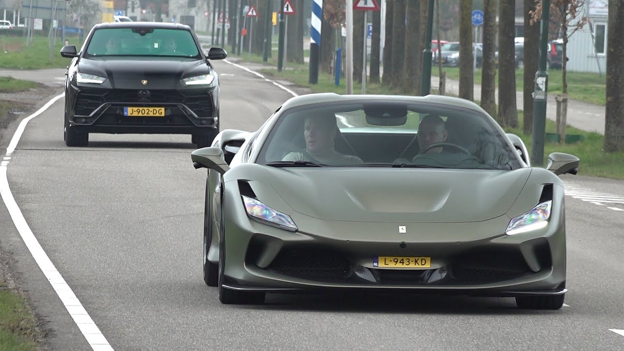 Ferrari F8 Spider with Novitec Exhaust - Engine Start Up & Accelerations!