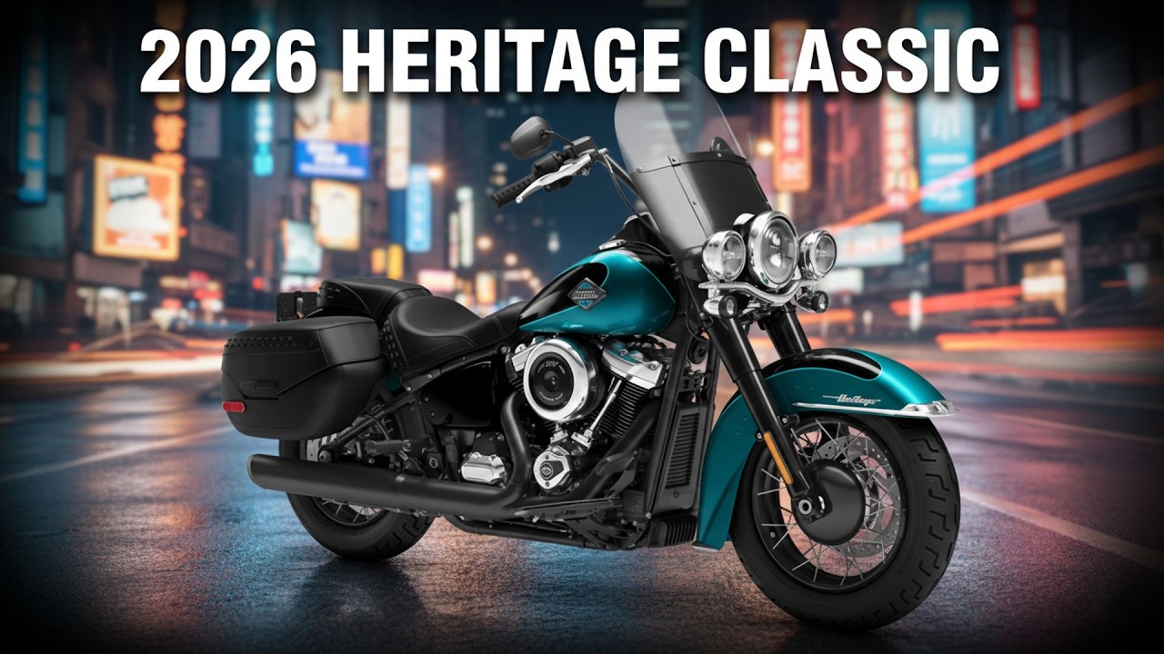 NEW 2026 Harley Heritage Classic Review - Best Vintage-Style Cruiser! 😱