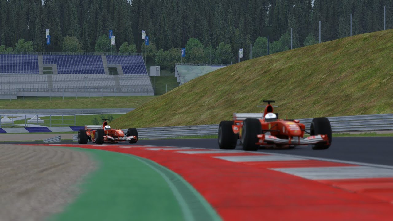 Online race - Red Bull Ring battle for victory last lap with crazy backmarkers - Assetto Corsa