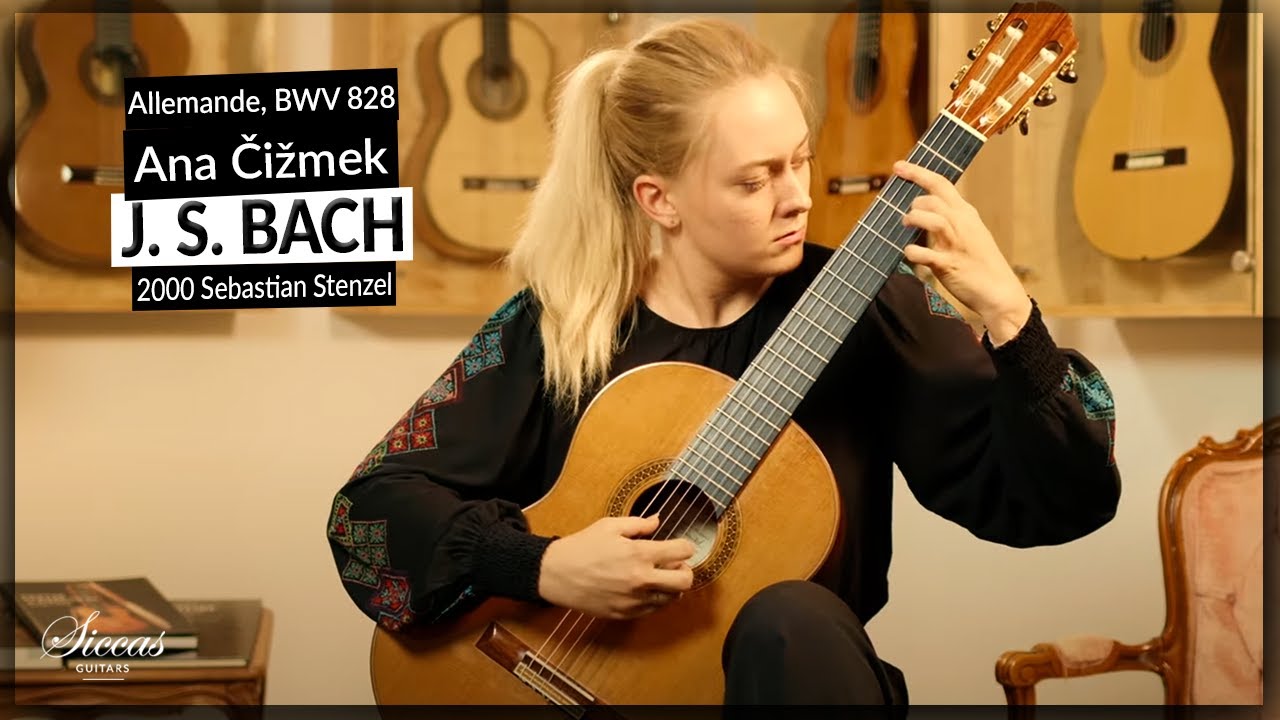 Ana Čižmek plays Allemande from BWV 828 by J. S. Bach on a 2000 Sebastian Stenzel