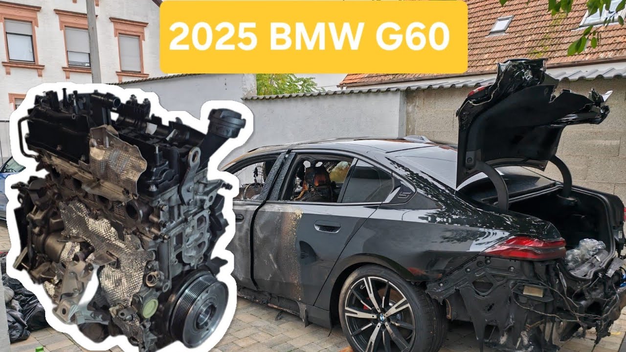 Это ОФИЦИАЛЬНО! В моём сгоревшем BMW G60 2025 года появился двигатель! Он работает!