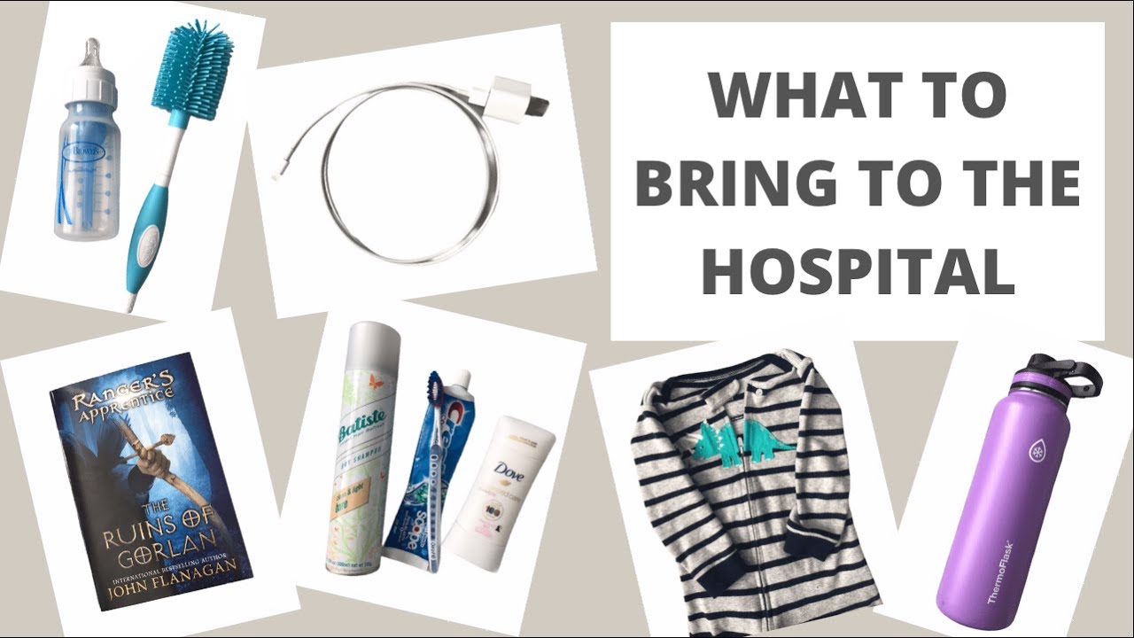 PREPARATION FOR YOUR BABY'S SURGERIES: HELPFUL ITEMS TO BRING TO THE HOSPITAL