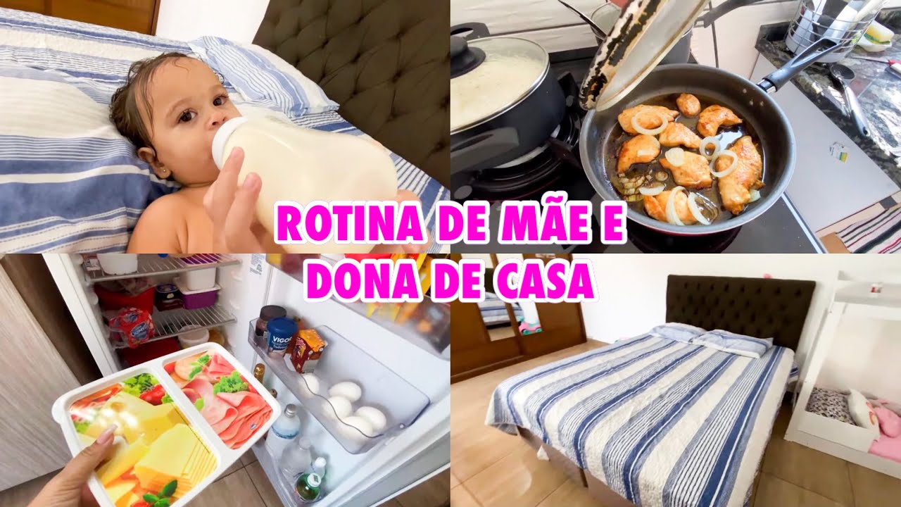 MINHA ROTINA DE MÃE E DONA DE CASA 🏠  / ORGANIZANDO A BAGUNÇA E CUIDANDO DA BEBÊ 🥰