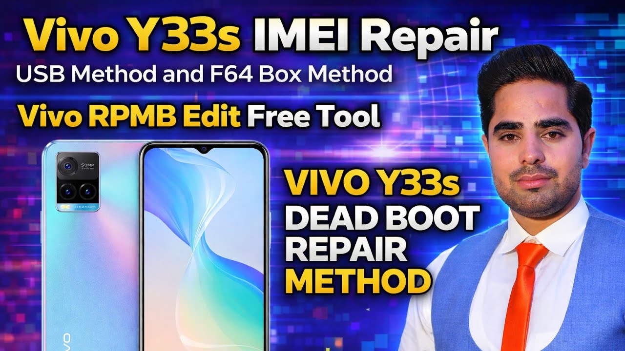 Vivo Y33s Imei Repair - Rpmb Read Write Edit Free Tool - F64 Box Tutorial 2026