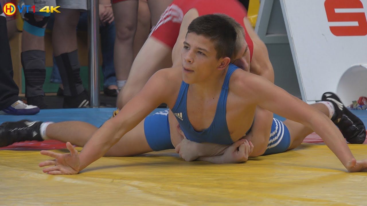 Ringen int. Brandenburg-Cup 2014 Kadetten (Gr./Rö.) - 58kg 1/2 Finale