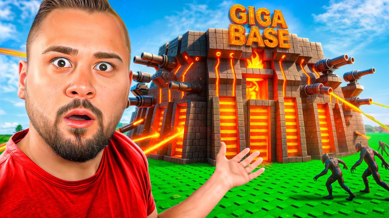 Eine MONSTER LAVA BASE bauen in Roblox