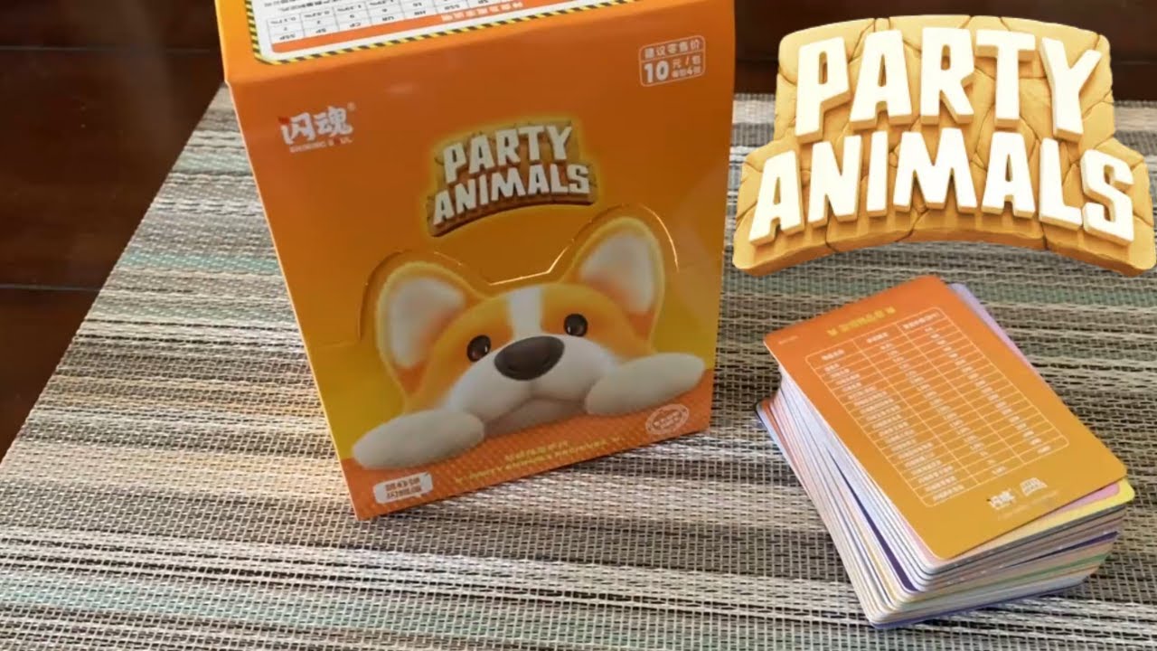 Party Animals Shinning Soul Card Box Unboxing