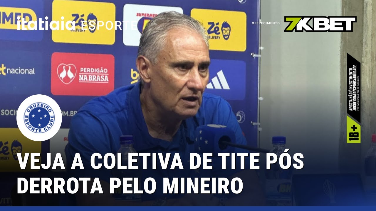 VEJA NA ÍNTEGRA; ENTREVISTA COLETIVA DE TITE APÓS A DERROTA NO MINEIRO