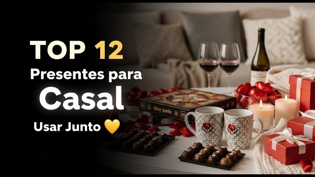Presente para Casal usar Junto: 12 Ideais bem legais