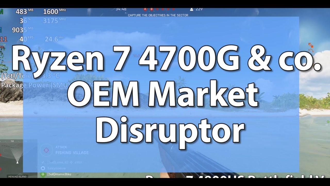 Ryzen 7 4700G and co. Desktop OEM Disruptor