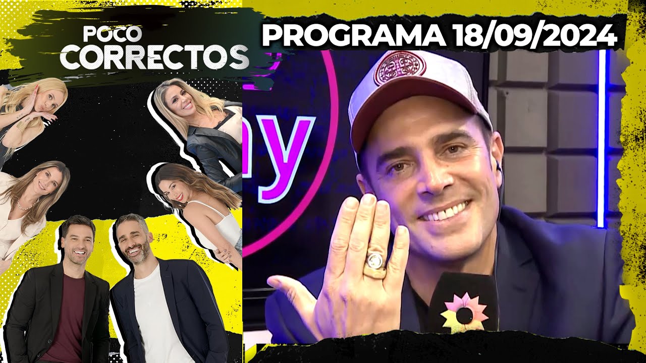 POCO CORRECTOS - Programa 18/09/24 - MAT&Iacute;AS AL&Eacute; Y LOS DETALLES DE SU INMINENTE BODA
