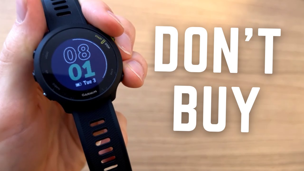 4 Reason Why You SHOULDN'T Buy Garmin Forerunner 55