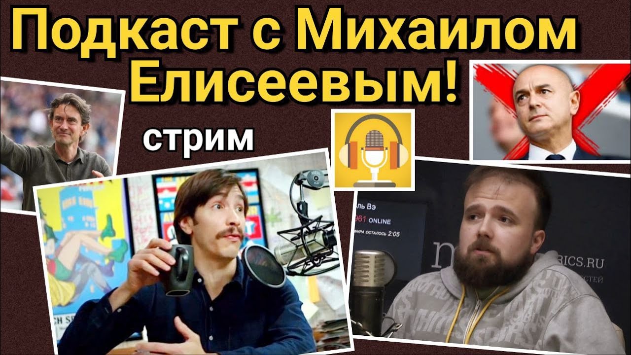 Подкаст с Михаилом Елисеевым