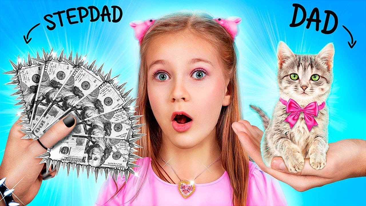 Dad vs Stiefdad! Dad Baut Heimlich ein Kleines Haus f&uuml;r Sein K&auml;tzchen