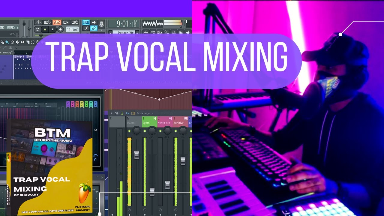 Trap vocal mixing | Flstudio template (flp)