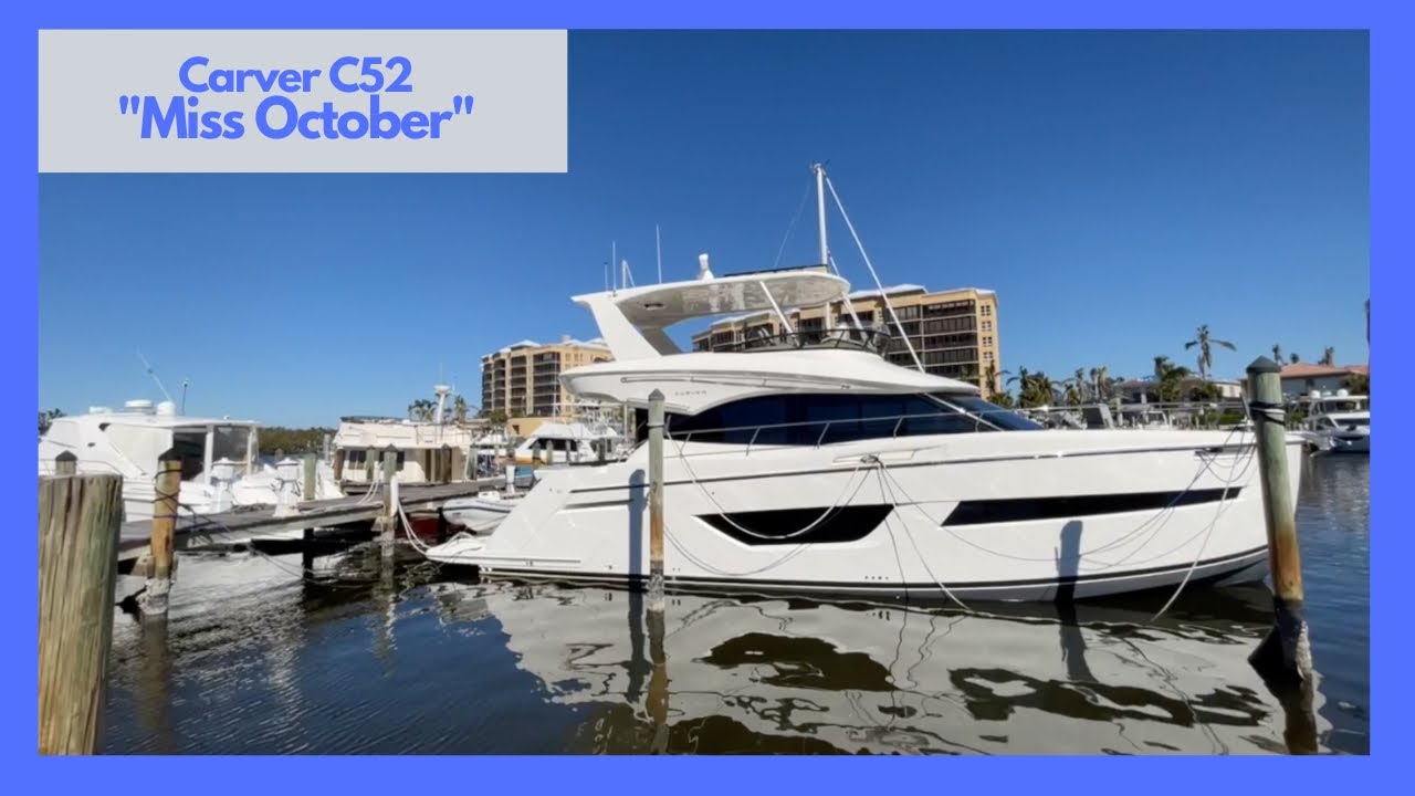 EP 50: Carver C52 Command Bridge Boat Tour [2020]