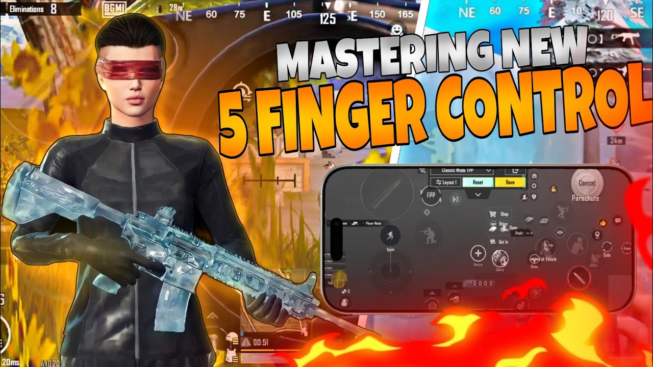 MASTERING MY NEW 5 FINGER CONTROL🔥🔥 | OPPO K13 | ZIMO GAMING   