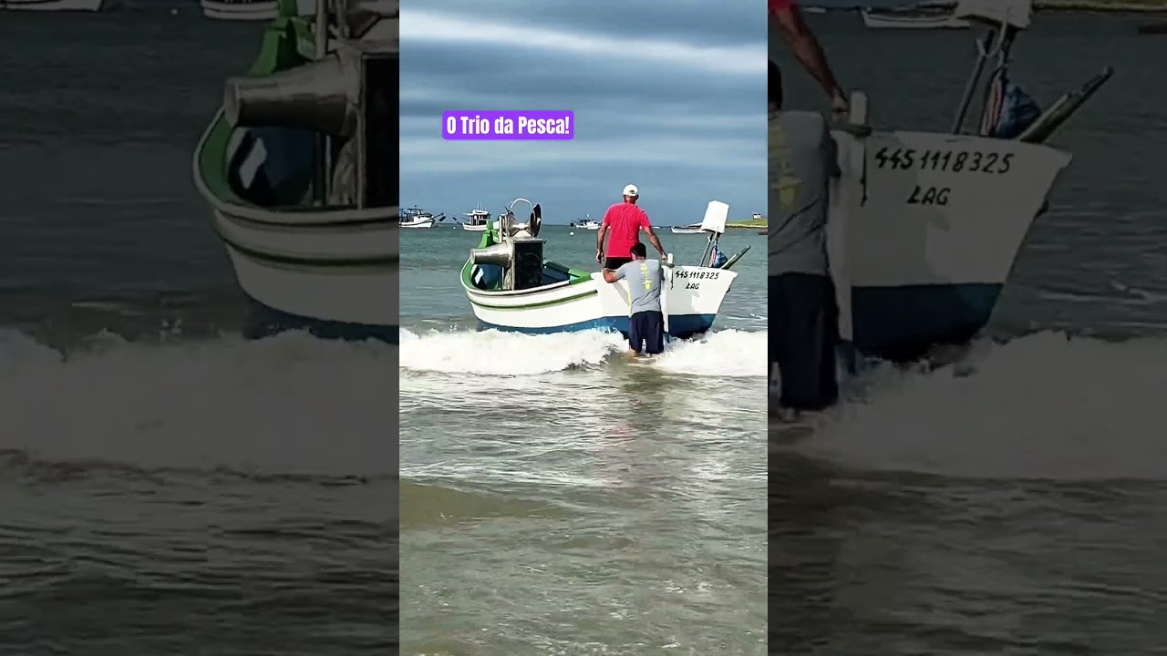 O TRIO DA PESCA! 🚤⚓️