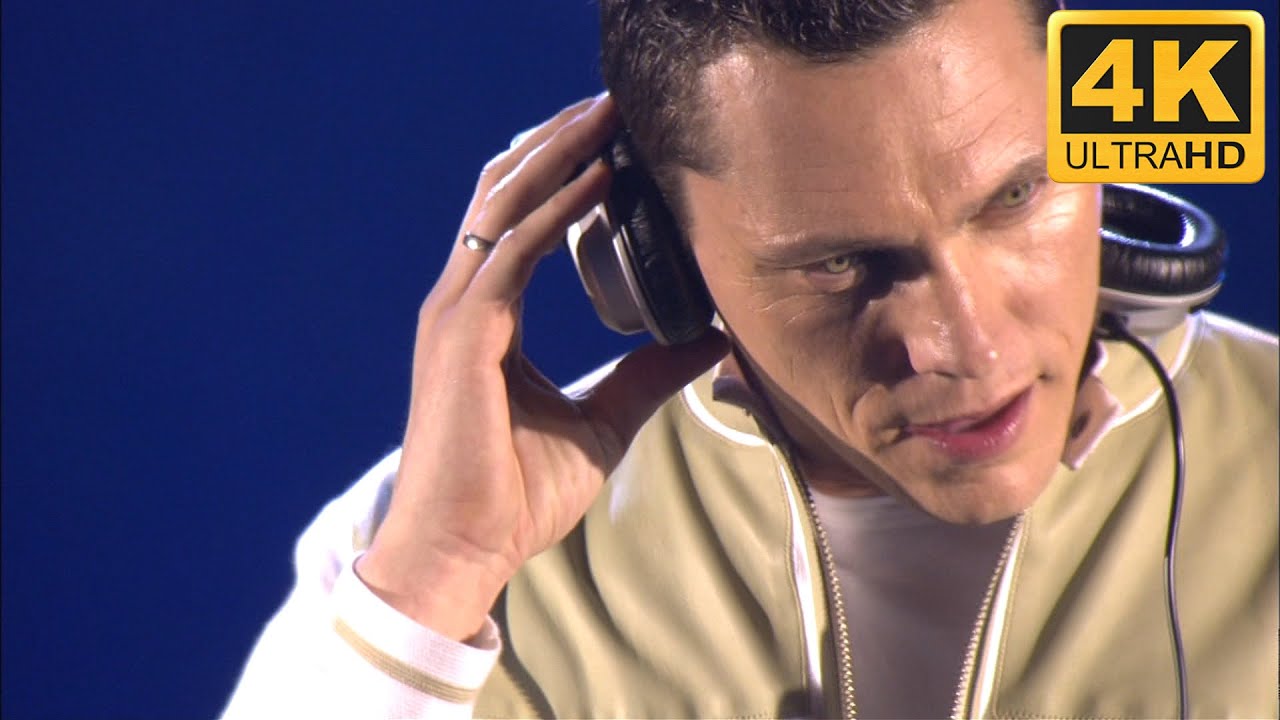 DJ Tiesto feat. Matt Hales - UR (Junkie XL Air Guitar Mix), 4K 2160p HDTV (Live @ Rotterdam 2005)