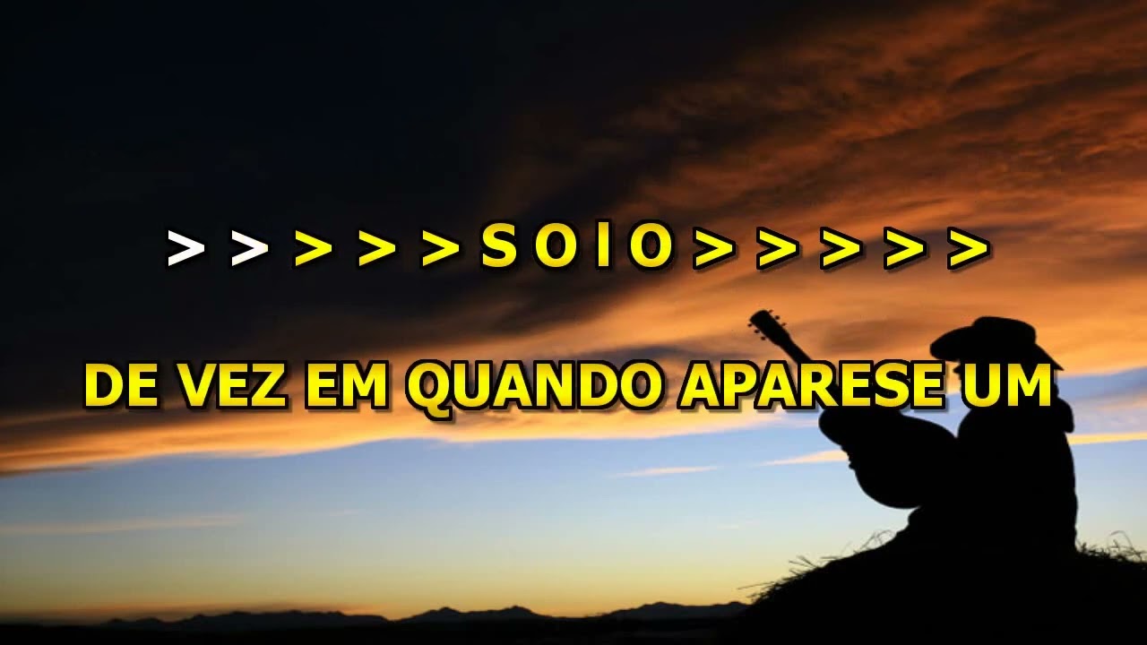 KARAOKE  - PEÂO CARREIRO E SILVANO MEU LUGAR E AQUI.