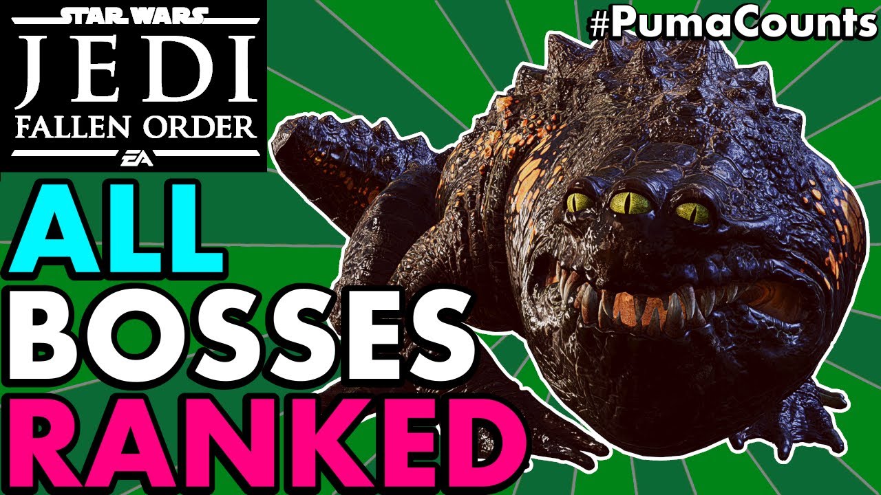 RANKING ALL BOSS FIGHTS, CREATURE & BOUNTY HUNTER BATTLES (STAR WARS: JEDI FALLEN ORDER) #PumaCounts