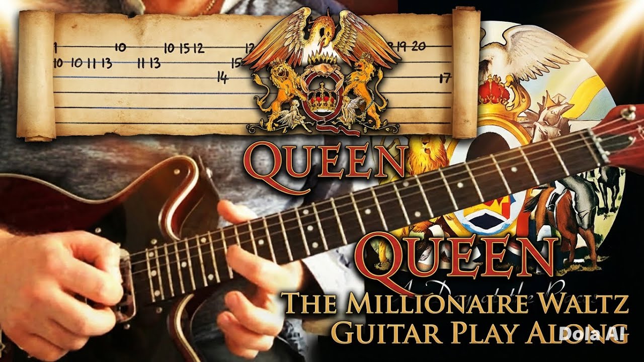 Queen - The Milionaire Waltz - Guitar Play Along (Guitar Tab)