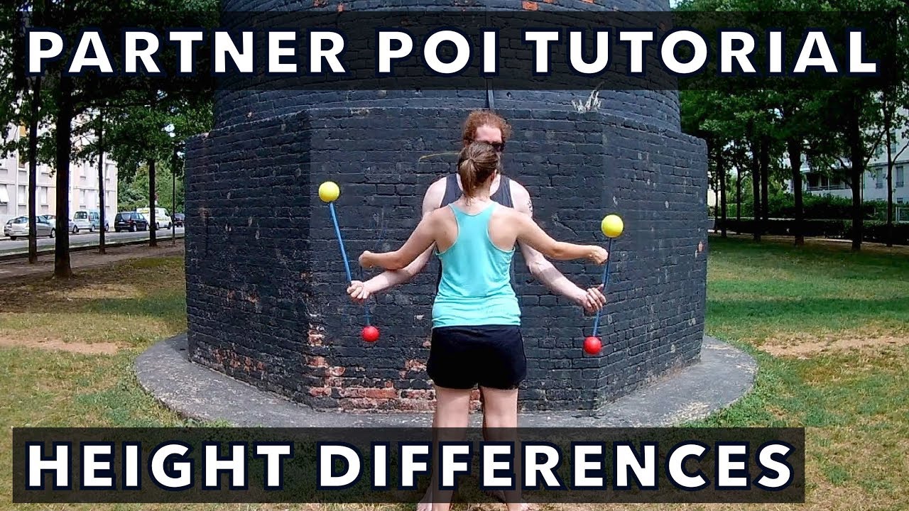 Beginner Partner Poi Tutorial: Spinning with a Height Difference