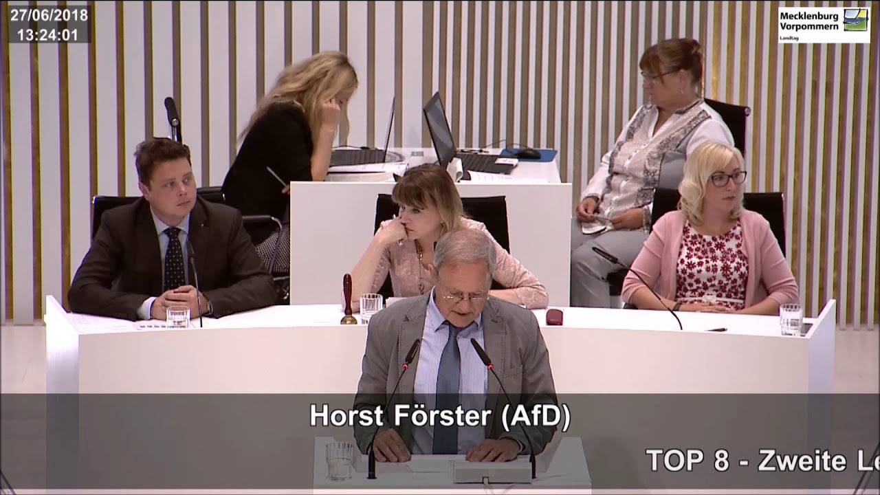 Horst F&ouml;rster: Amtszeitbegrenzung einf&uuml;hren!