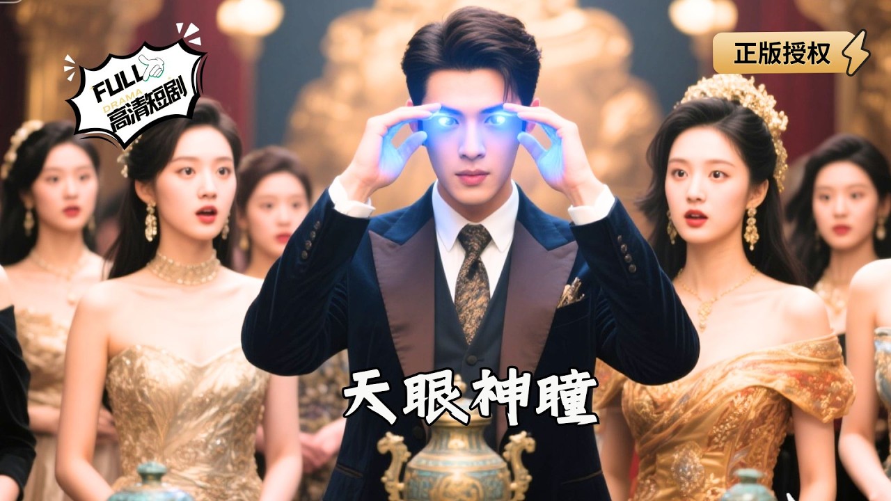 【Multi SUB】《天眼神瞳》古玩摊前，众人嘲笑他买下破碗。直到他轻轻抹去尘泥，碗底露出皇家御款，全场鸦雀无声！（全集）#爽文 #男频 #MiniDrama #精彩大陆短剧 【剧巨爽TV】