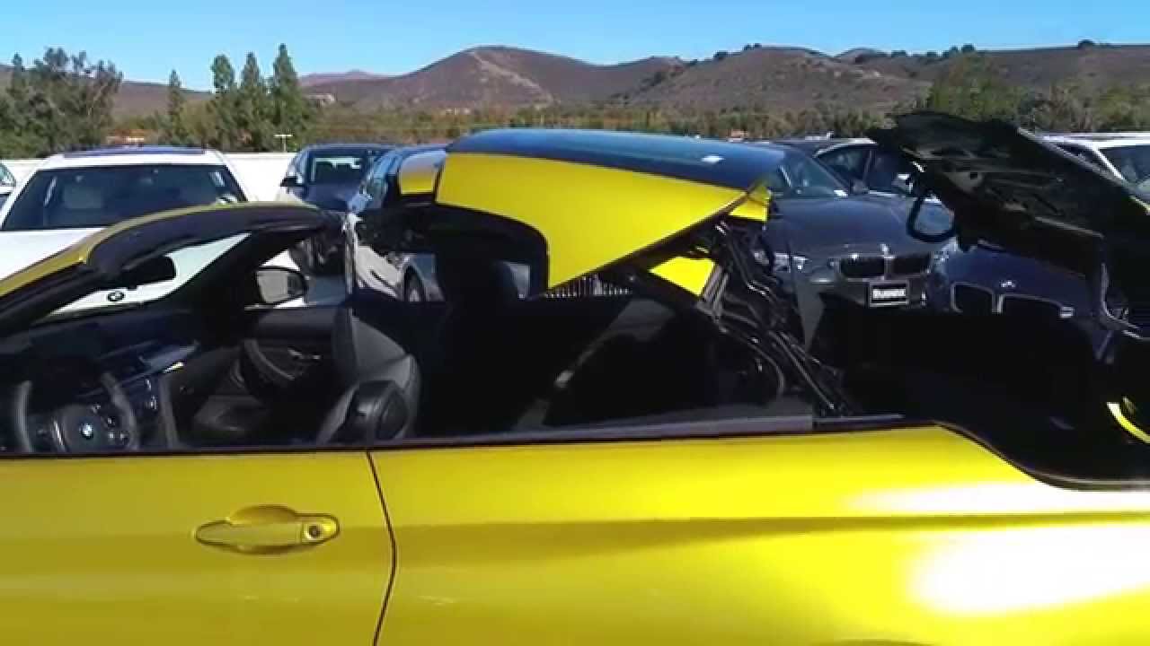 NEW BMW M4 CONVERTIBLE AUSTIN YELLOW BLACK 19